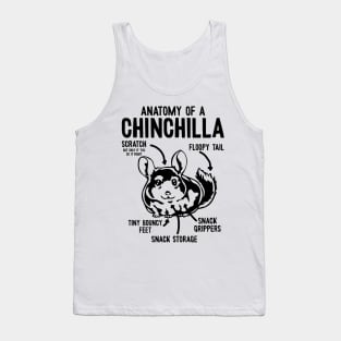 Anatomy Of A Chinchilla - Chinchillas Tank Top